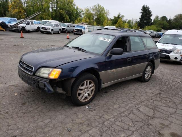 4S3BH675336601927 - 2003 SUBARU LEGACY OUTBACK AWP 蓝色 照片 1