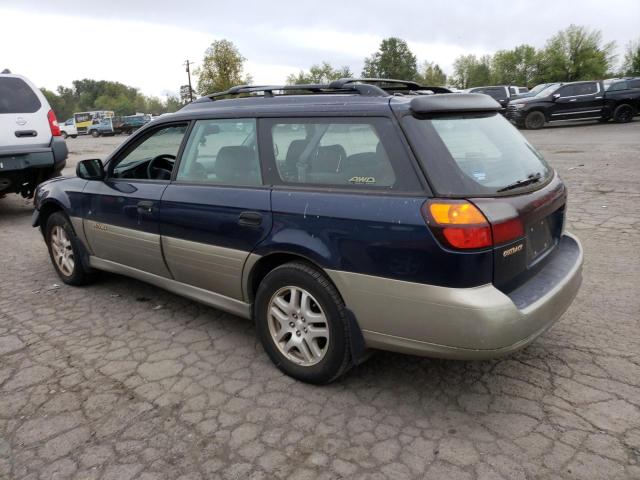 4S3BH675336601927 - 2003 SUBARU LEGACY OUTBACK AWP BLUE photo 2