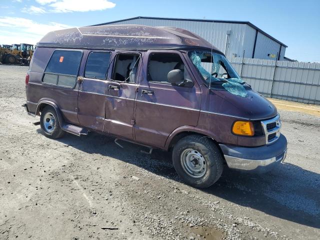 2B6HB11Y7YK164304 - 2000 DODGE RAM VAN B1500 BURGUNDY photo 4