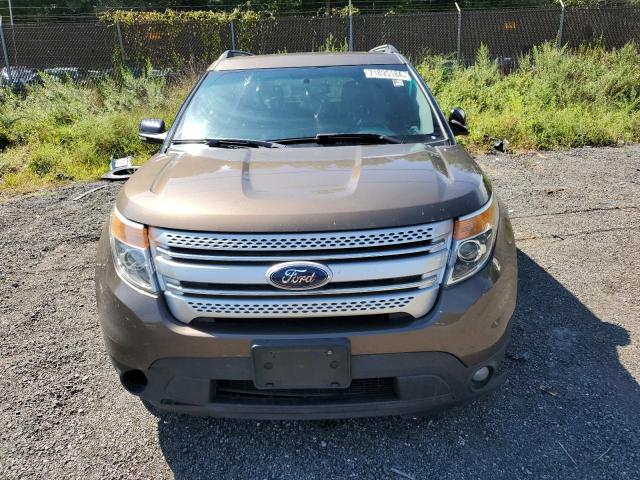 1FM5K8D8XFGA25126 - 2015 FORD EXPLORER XLT BROWN photo 5