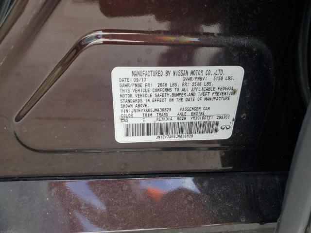 JN1EV7AR6JM436829 - 2018 INFINITI Q50 LUXE PURPLE photo 13