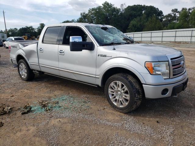 1FTPW14V49FA36289 - 2009 FORD F150 SUPERCREW SILVER photo 4