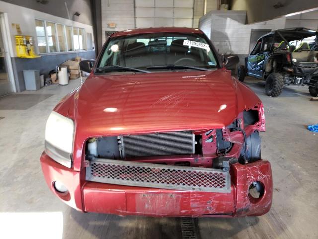 1Z7HC28K67S243410 - 2007 MITSUBISHI RAIDER LS RED photo 5