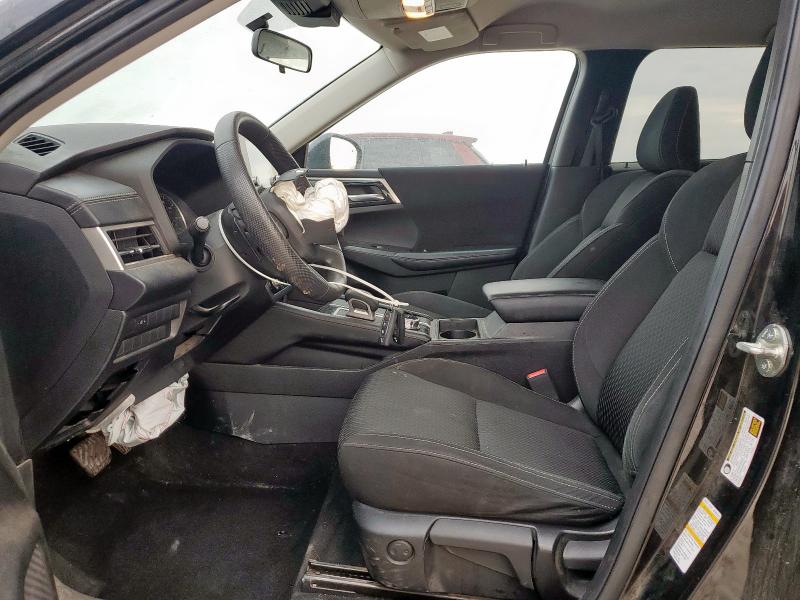 JA4J3TA83NZ002842 - 2022 MITSUBISHI OUTLANDER ES BLACK photo 7