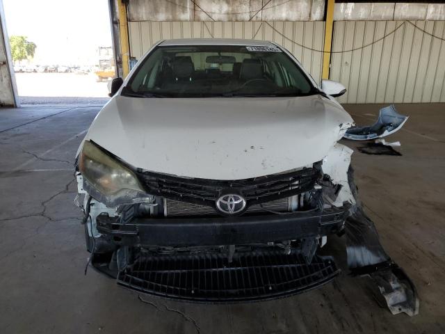 5YFBURHEXGP394561 - 2016 TOYOTA COROLLA L WHITE photo 5