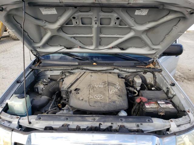 5TEJU62N27Z363219 - 2007 TOYOTA TACOMA DOUBLE CAB PRERUNNER SILVER photo 11