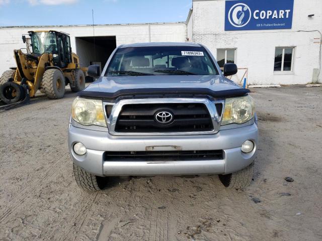 5TEJU62N27Z363219 - 2007 TOYOTA TACOMA DOUBLE CAB PRERUNNER SILVER photo 5