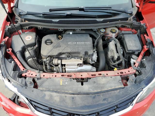 3G1BE6SM3JS594129 - 2018 CHEVROLET CRUZE LT RED photo 11