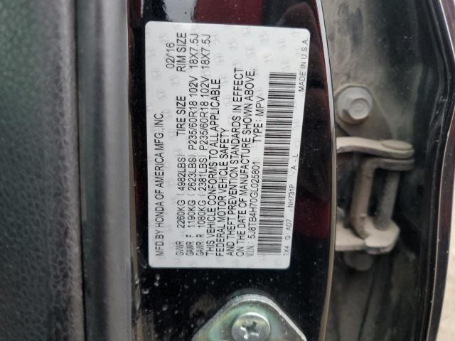 5J8TB4H70GL025801 - 2016 ACURA RDX ADVANCE Qara foto 13