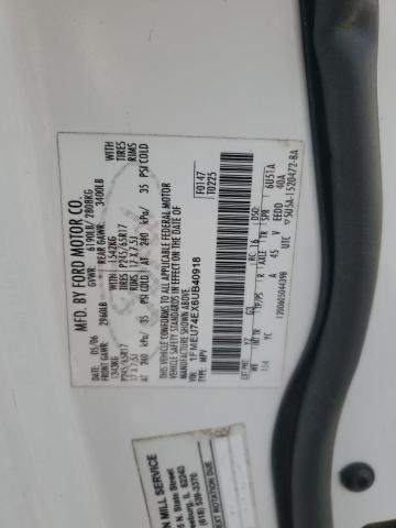 1FMEU74EX6UB40918 - 2006 FORD EXPLORER EDDIE BAUER თეთრი ფოტო 13