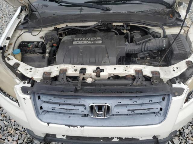 5FNYF18578B004535 - 2008 HONDA PILOT EXL WHITE photo 12