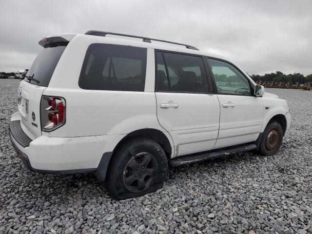 5FNYF18578B004535 - 2008 HONDA PILOT EXL WHITE photo 3