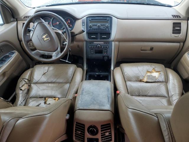 5FNYF18578B004535 - 2008 HONDA PILOT EXL WHITE photo 8