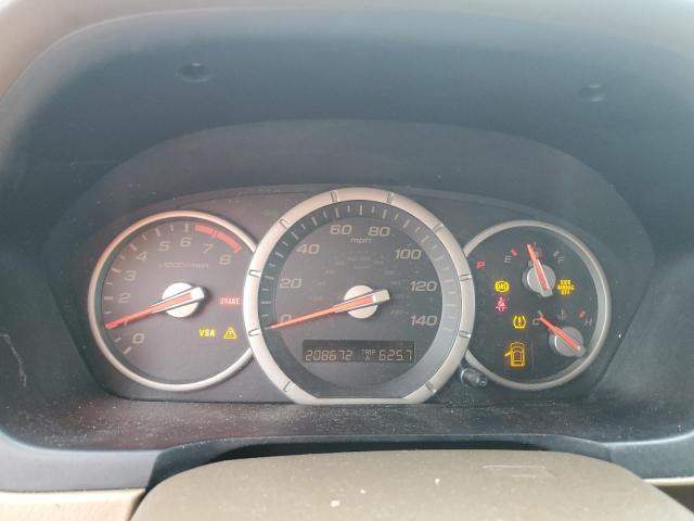 5FNYF18578B004535 - 2008 HONDA PILOT EXL WHITE photo 9