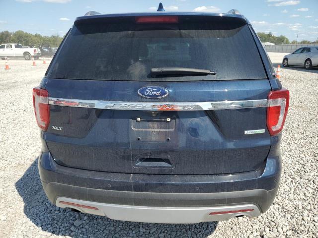 1FM5K7DH9HGB76133 - 2017 FORD EXPLORER XLT BLUE photo 6