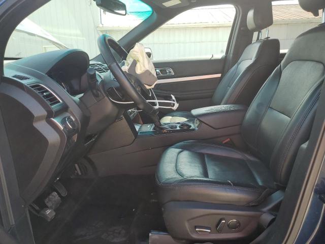 1FM5K7DH9HGB76133 - 2017 FORD EXPLORER XLT BLUE photo 7