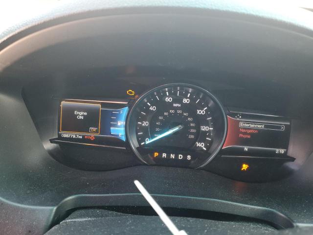 1FM5K7DH9HGB76133 - 2017 FORD EXPLORER XLT BLUE photo 9