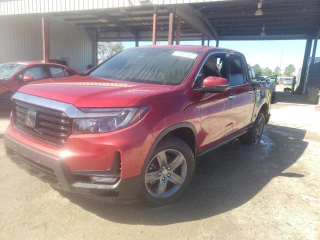 5FPYK3F71NB005193 - 2022 HONDA RIDGELINE RTL RED photo 1