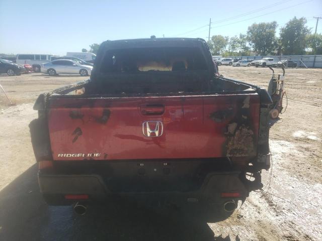 5FPYK3F71NB005193 - 2022 HONDA RIDGELINE RTL RED photo 6