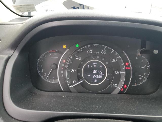 JHLRM3H56CC002483 - 2012 HONDA CR-V EX BLACK photo 9