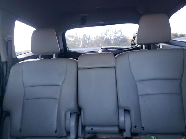 5FNYF6H50HB010173 - 2017 HONDA PILOT EXL ვერცხლისფერი ფოტო 10