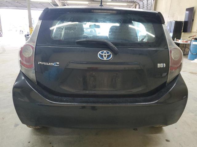 JTDKDTB33C1508354 - 2012 TOYOTA PRIUS C BLACK photo 6