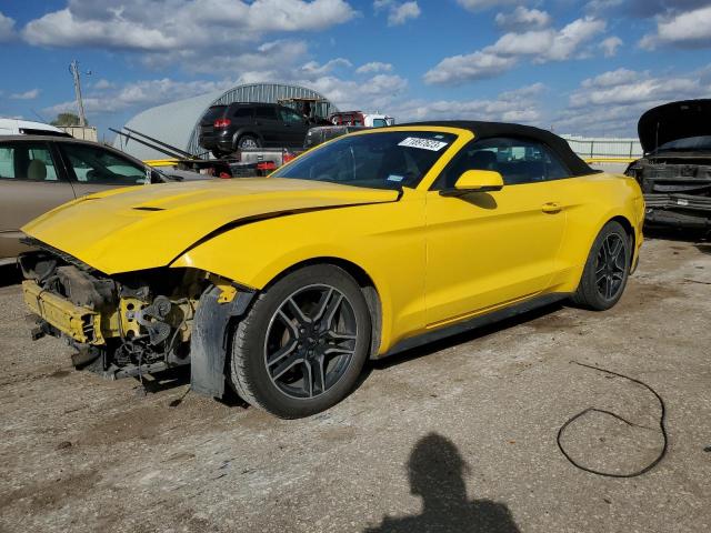 1FATP8UH4J5117792 - 2018 FORD MUSTANG YELLOW photo 1
