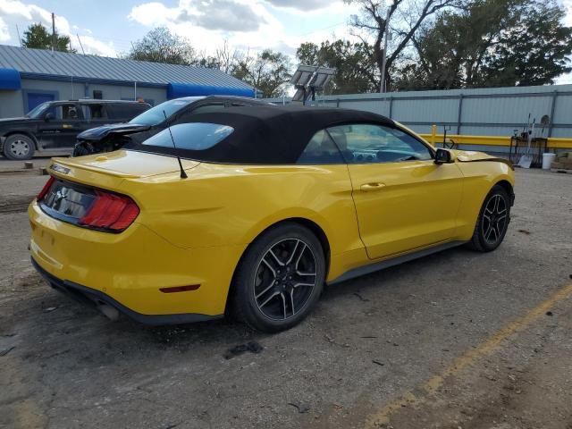 1FATP8UH4J5117792 - 2018 FORD MUSTANG YELLOW photo 3