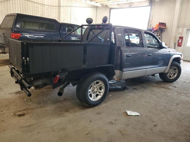1D7HG48NX3S100353 - 2003 DODGE DAKOTA QUAD SLT 灰色 照片 3