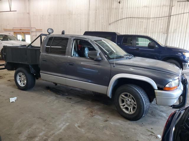 1D7HG48NX3S100353 - 2003 DODGE DAKOTA QUAD SLT 灰色 照片 4