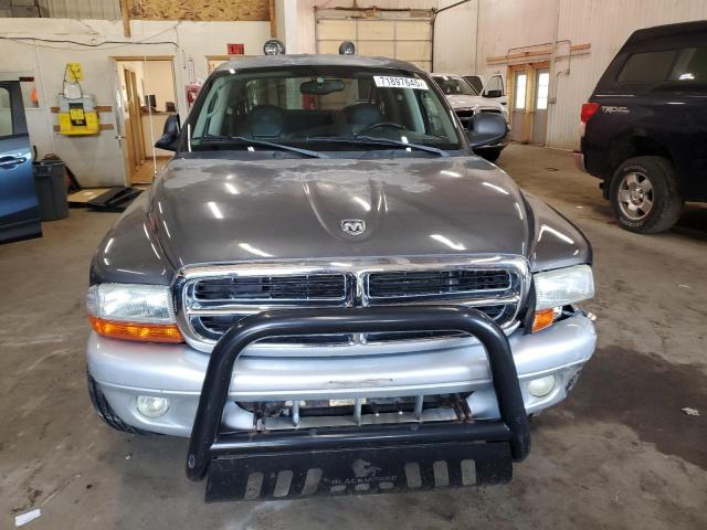 1D7HG48NX3S100353 - 2003 DODGE DAKOTA QUAD SLT 灰色 照片 5
