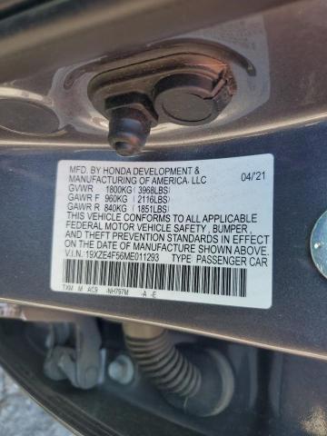 19XZE4F56ME011293 - 2021 HONDA INSIGHT EX GRAY photo 13