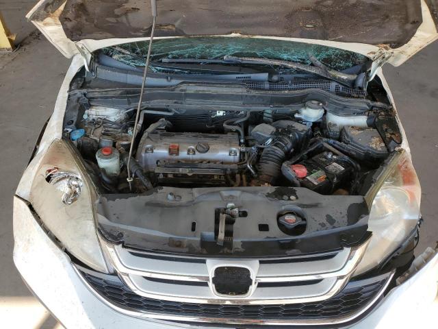 5J6RE3H77AL046835 - 2010 HONDA CR-V EXL WHITE photo 12