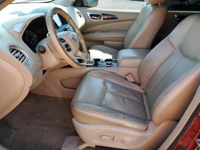 5N1AR2MM2DC641833 - 2013 NISSAN PATHFINDER S წითელი ფოტო 7