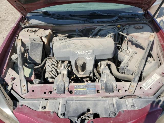 2G2WP522851208855 - 2005 PONTIAC GRAND PRIX ბურგუნდია ფოტო 11