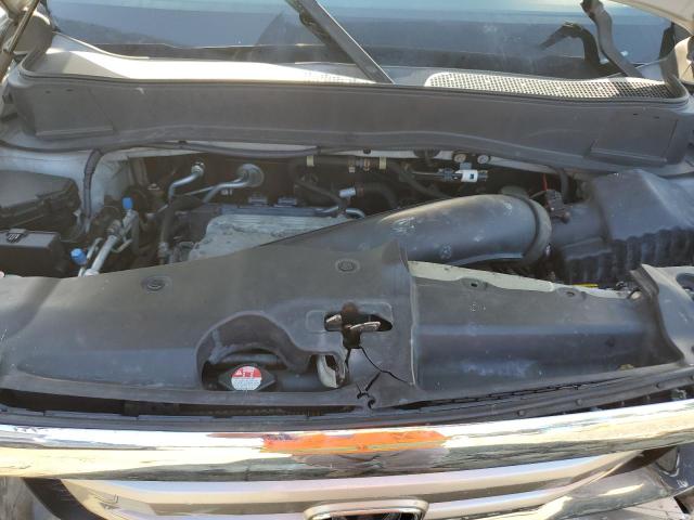 5FNYF48549B002728 - 2009 HONDA PILOT EXL SILVER photo 12