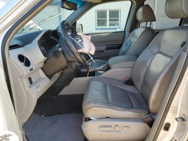 5FNYF48549B002728 - 2009 HONDA PILOT EXL SILVER photo 7