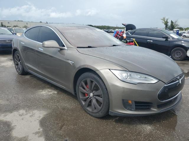 5YJSA1E15FF114275 - 2015 TESLA MODEL S Թուխ լուսանկար 4