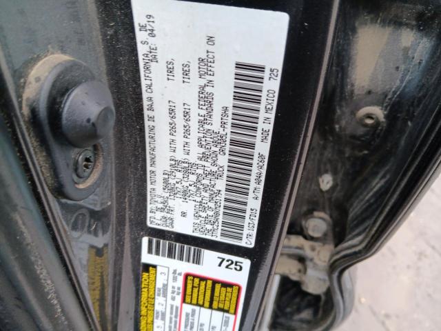 3TMCZ5AN8KM251794 - 2019 TOYOTA TACOMA DOUBLE CAB Сірий фото 12