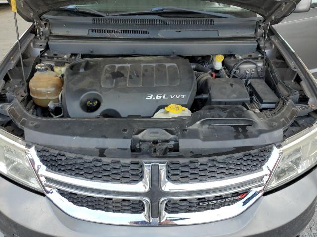 3C4PDCBG4DT618994 - 2013 DODGE JOURNEY SXT ნაცრისფერი ფოტო 12