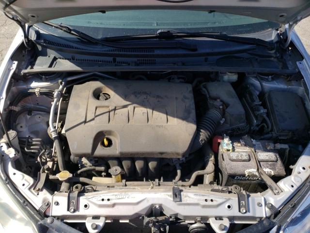 2T1BURHE0FC376424 - 2015 TOYOTA COROLLA L SILVER photo 11