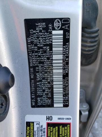 2T1BURHE0FC376424 - 2015 TOYOTA COROLLA L SILVER photo 12