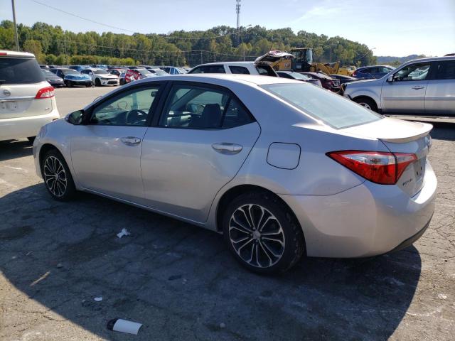 2T1BURHE0FC376424 - 2015 TOYOTA COROLLA L SILVER photo 2