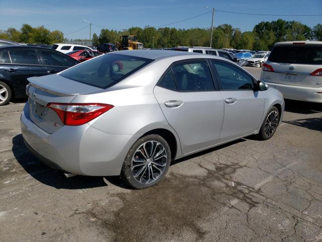 2T1BURHE0FC376424 - 2015 TOYOTA COROLLA L SILVER photo 3