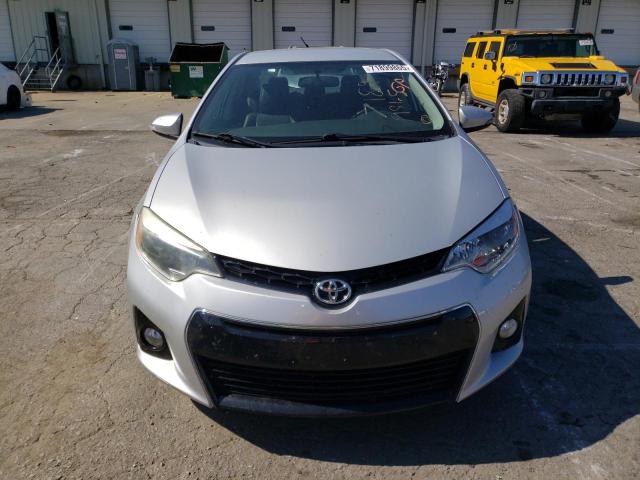 2T1BURHE0FC376424 - 2015 TOYOTA COROLLA L SILVER photo 5