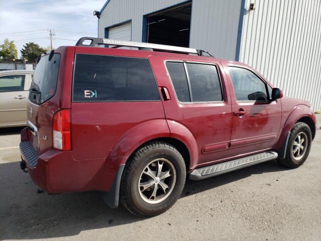 5N1AR18W55C781253 - 2005 NISSAN PATHFINDER LE 红色 照片 3