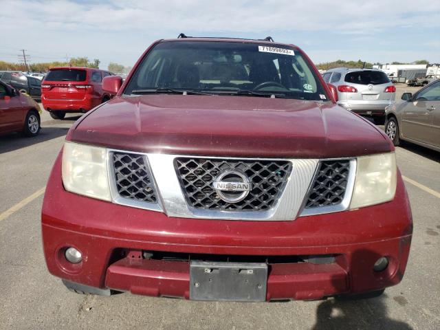 5N1AR18W55C781253 - 2005 NISSAN PATHFINDER LE 红色 照片 5