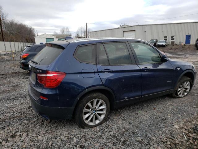 5UXWX9C52D0A19903 - 2013 BMW X3 XDRIVE28I BLUE photo 3