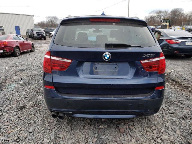 5UXWX9C52D0A19903 - 2013 BMW X3 XDRIVE28I BLUE photo 6