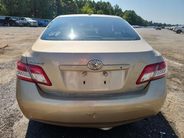4T1BF3EK8AU036186 - 2010 TOYOTA CAMRY BASE GOLD photo 6